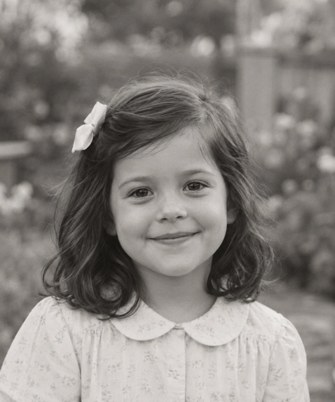 Demo childhood portrait of a girl